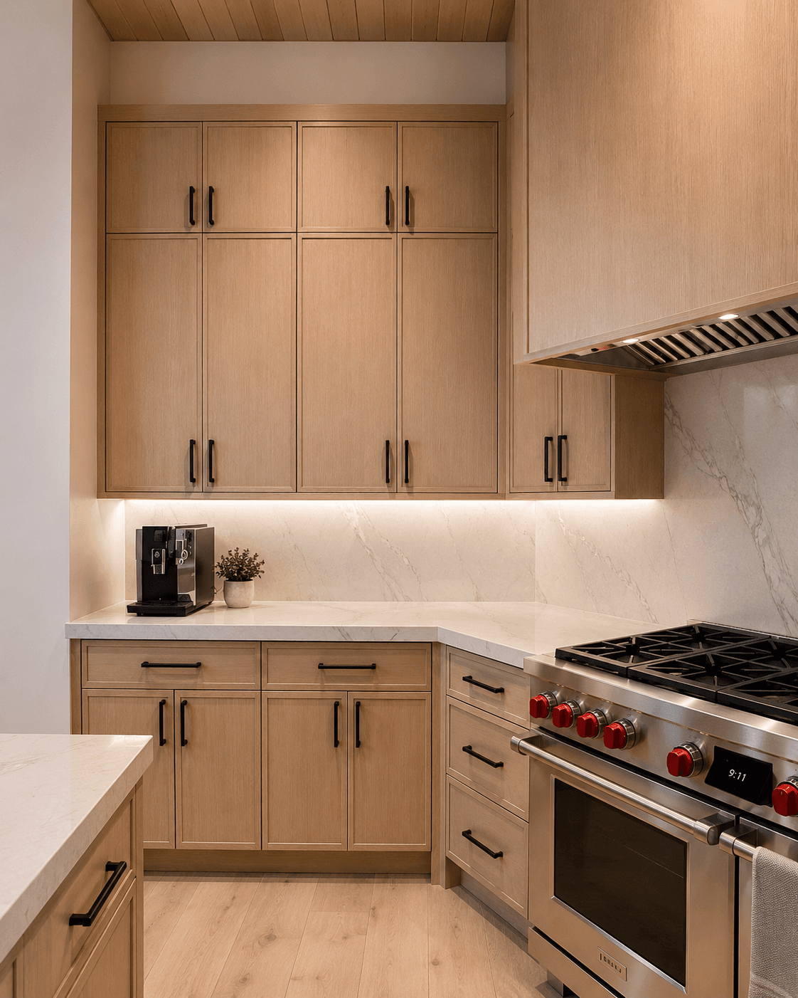 Custom kitchen overview